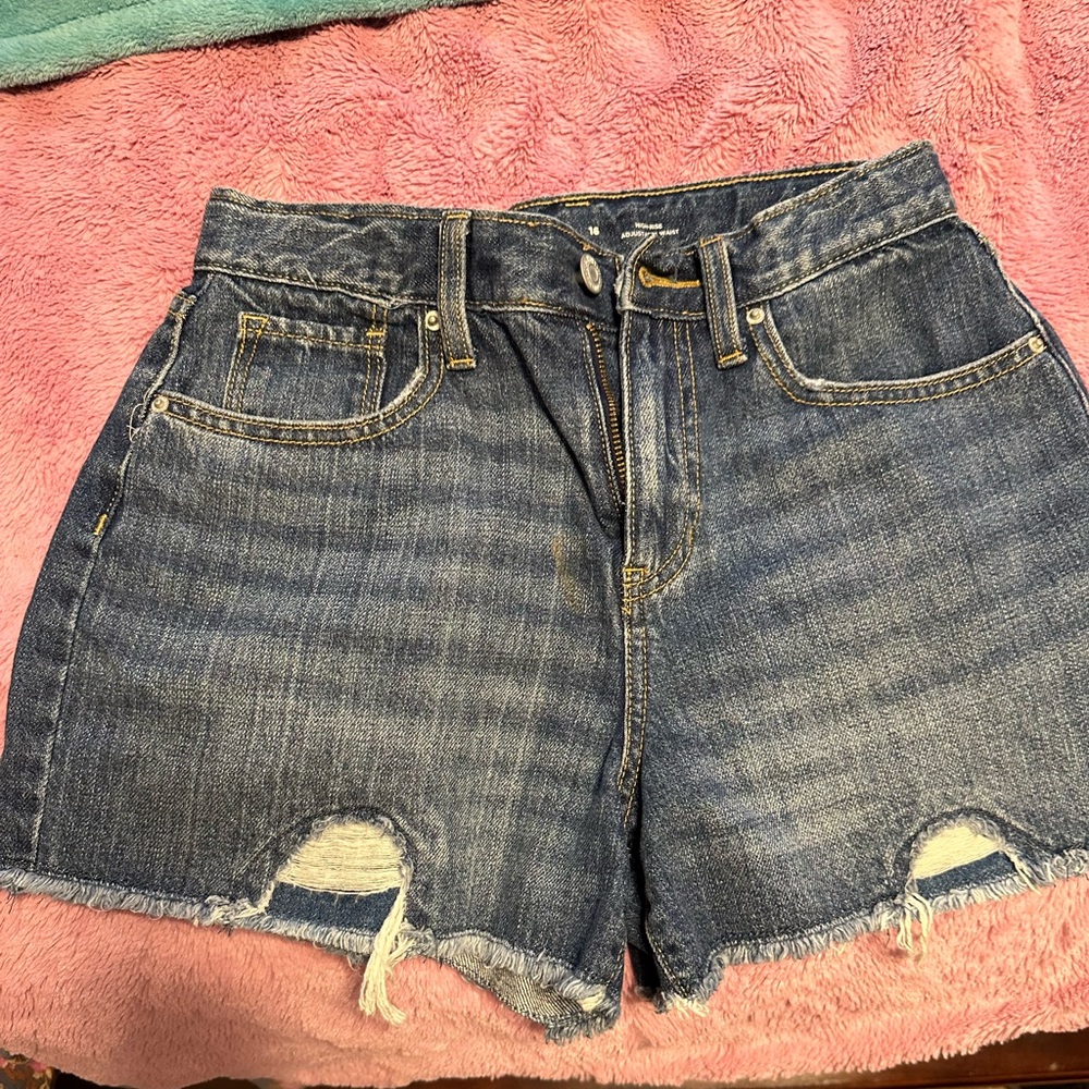 Old Navy Girls Size 16 High Rise Denim Shorts